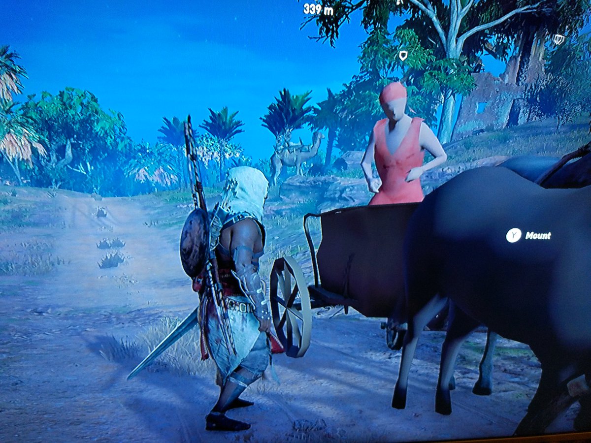Probably my favourite glitch at the moment #ACOrigins #Ubisoft  #AssassinsCreed #origins