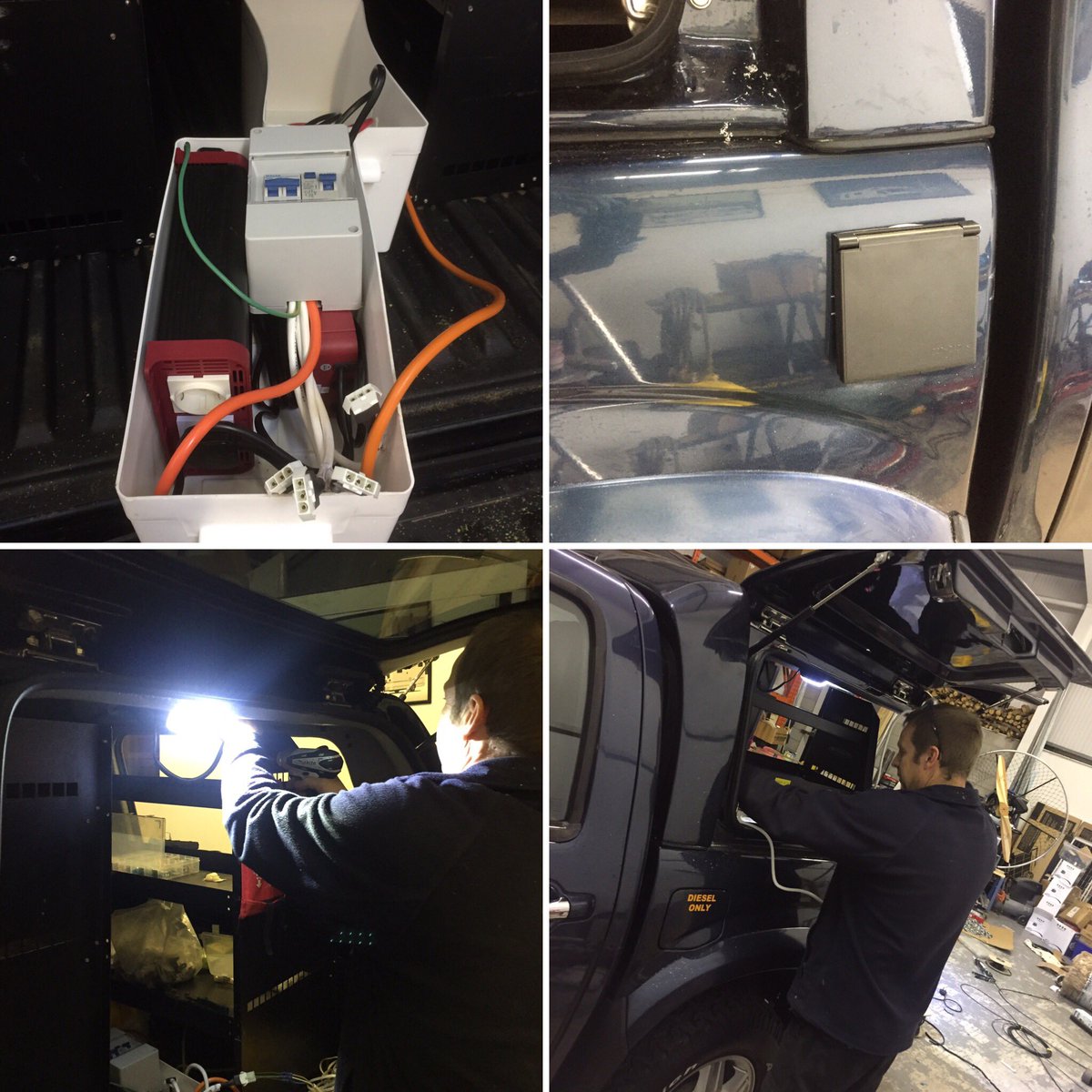 BARB_OPS's tweet photo. 1/2 @barbhovercraft #Mobile01 has had some major upgrades this week! Including built in charger, 12 sockets, power input & LED Lights! https://t.co/vkkwmBZa3S