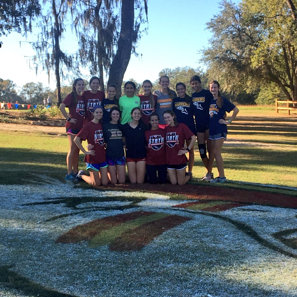 GSHSGirlsXC's tweet photo. We are so proud of our 8th place finish at state!!! So proud of our girls and all we've accomplished this season💙💛💙 #gowarriors @flrunners https://t.co/pW4XF4AQJo