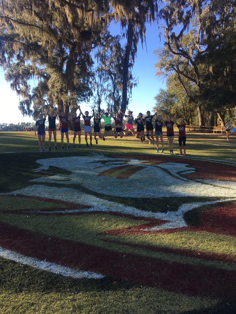 GSHSGirlsXC's tweet photo. We are so proud of our 8th place finish at state!!! So proud of our girls and all we've accomplished this season💙💛💙 #gowarriors @flrunners https://t.co/pW4XF4AQJo