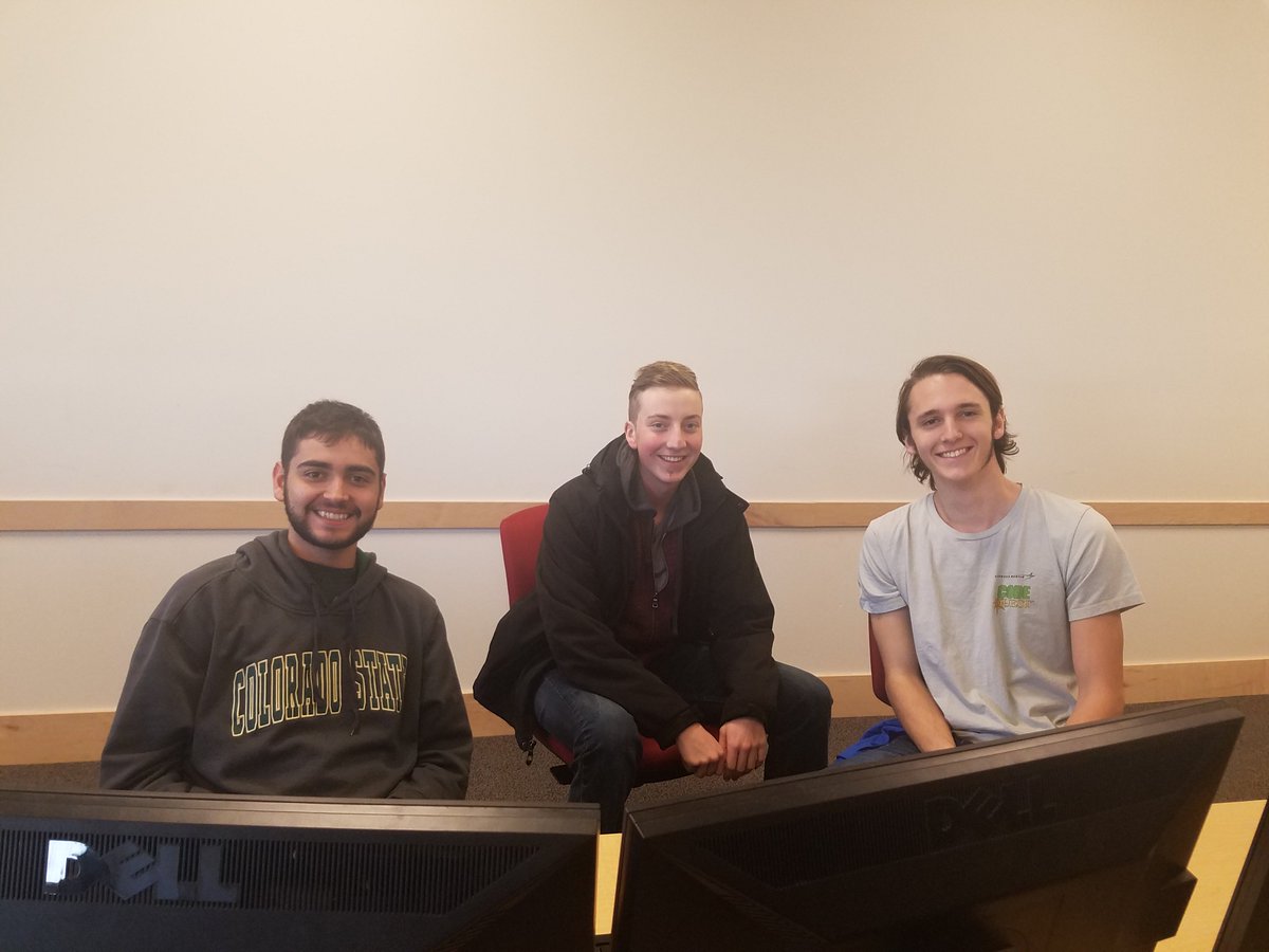 ColoStateACM's tweet photo. Today these 4 amazing teams and our 2 coaches are competing at ICPC! Good luck everyone! #ACM #CSU #ICPC #icpc2017 https://t.co/2d2ARMt1aR