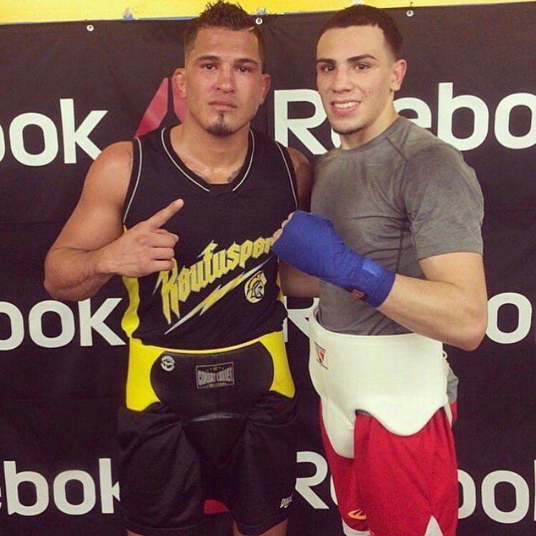 Luis_Feliciano's tweet photo. It’s fight day for my Milwaukee brothers, @LuisCubaArias and @Showtimepettis. God Bless you guys and take care of business! @HBOboxing @UFCONFOX #MadeInMKE #TeamCuba #TeamPettis #JacobsArias #PoirierPettis https://t.co/ujjZ0ZOJ04