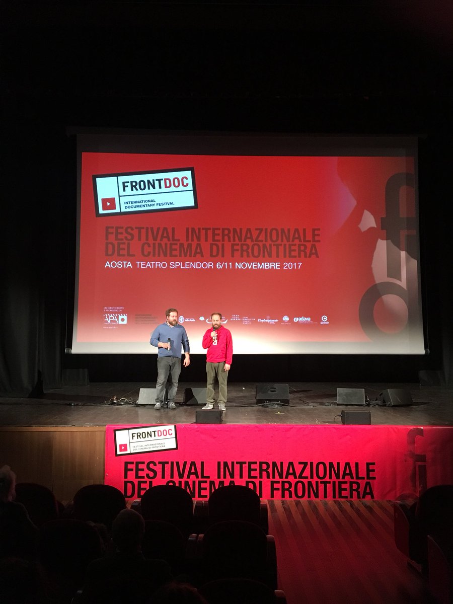 adava_official's tweet photo. Serata conclusiva del festival #frontdoc #Aosta
Interessante iniziativa sostenuta anche da @adava_official https://t.co/NtoNGKZcaM