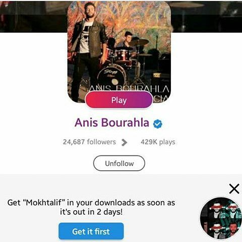 bourahlafanclub's tweet photo. Guy's 🙌 Are you ready 😍🎉🎶 #J_2
#subscribe on @AnisBourahla1 's #anghami channel to be the first #listener of #Al_Mokhtalif 😉 #anisbourahla #itunes #Spotify https://t.co/Her0lNEA8O