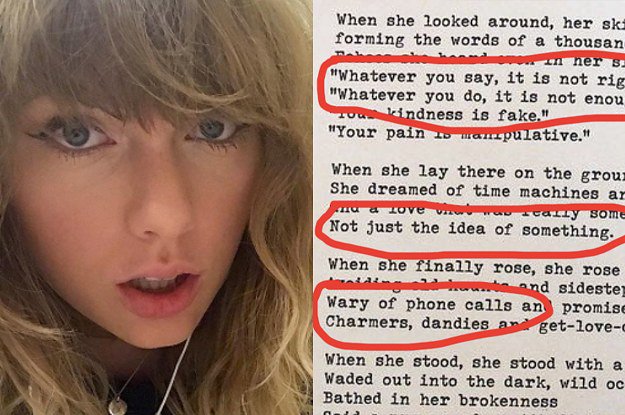 Buzzfeed On Twitter Taylor Swift Just Released A Poem To