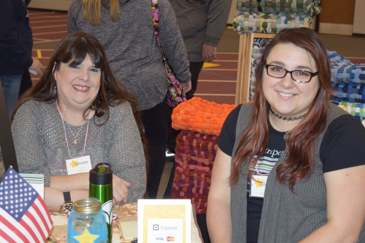 PortageLife's tweet photo. .@Hannahs_Hope held their 8th annual Craft and Vendors Fair today at @PORTAGEHS, and it was a huge success! Check out our coverage here: https://t.co/zLDZeGF3CQ https://t.co/sGa9PsT1lJ