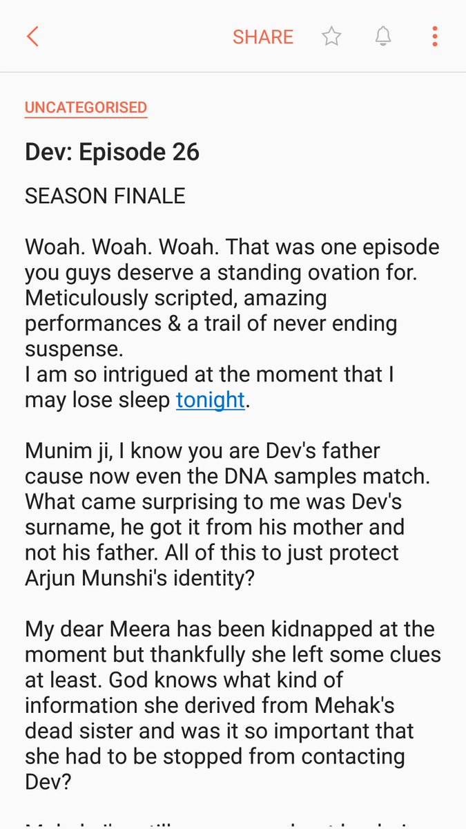 darveymadeit's tweet image. Dev: Episode 26 (Review)

Now the season finale episodes deserve a review, don&apos;t they?😉

Wrote one after so long.😅

#DevOnColors @ColorsTV