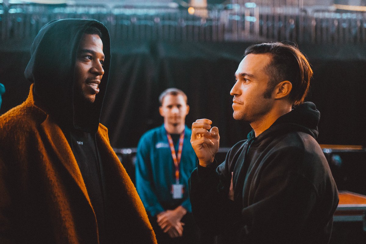 petewentz's tweet photo. With @KidCudi last night https://t.co/c6PJcouUOA