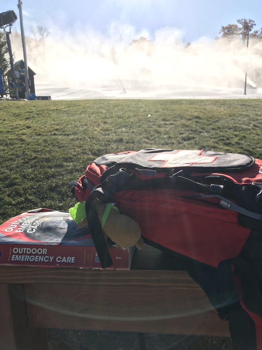RideTheEast's tweet photo. Getting ready for the season. Ski patrol refresher at #patspeak #skipatrol #thinksnow #snowmaking #winteriscoming https://t.co/xl8wJBAEjp