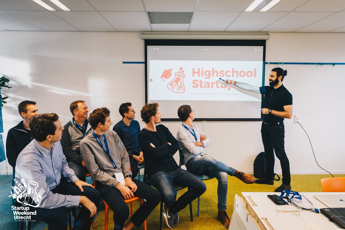 swUtrecht's tweet photo. Sharing is caring! Meet team Highschool Startup.
Please comment if you'd like your kid to become an entrepreneur and why. Thank you!
#swutrecht #tgsw #durftevragen #startup https://t.co/g9NxhaPjVh