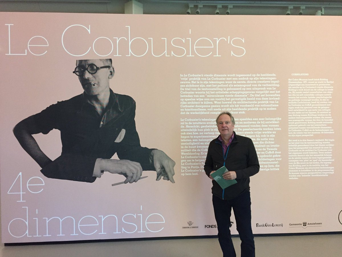 JGadet's tweet photo. Zeg niet dat ik me niet voor #LeCorb interesseer @MEvdMaarel ;-) - mooie tentoonstelling overigens @cobramuseum https://t.co/YvjrtDrz0o