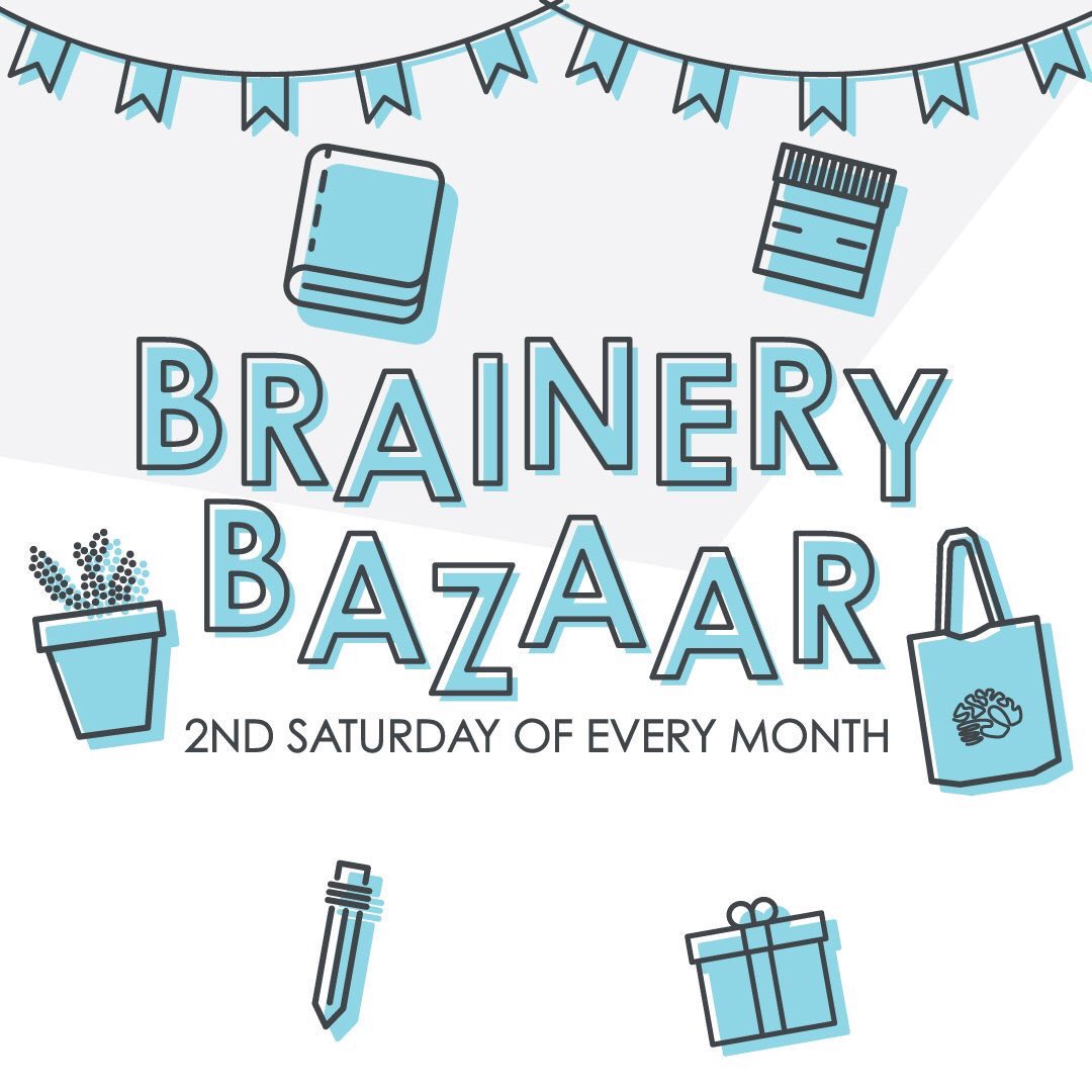 RocBrainery's tweet photo. Start your holiday shopping, #ROC! Our November #BraineryBazaar starts at 11am! https://t.co/4wE4fGbER9 ๐ https://t.co/r8tRwJhmvO