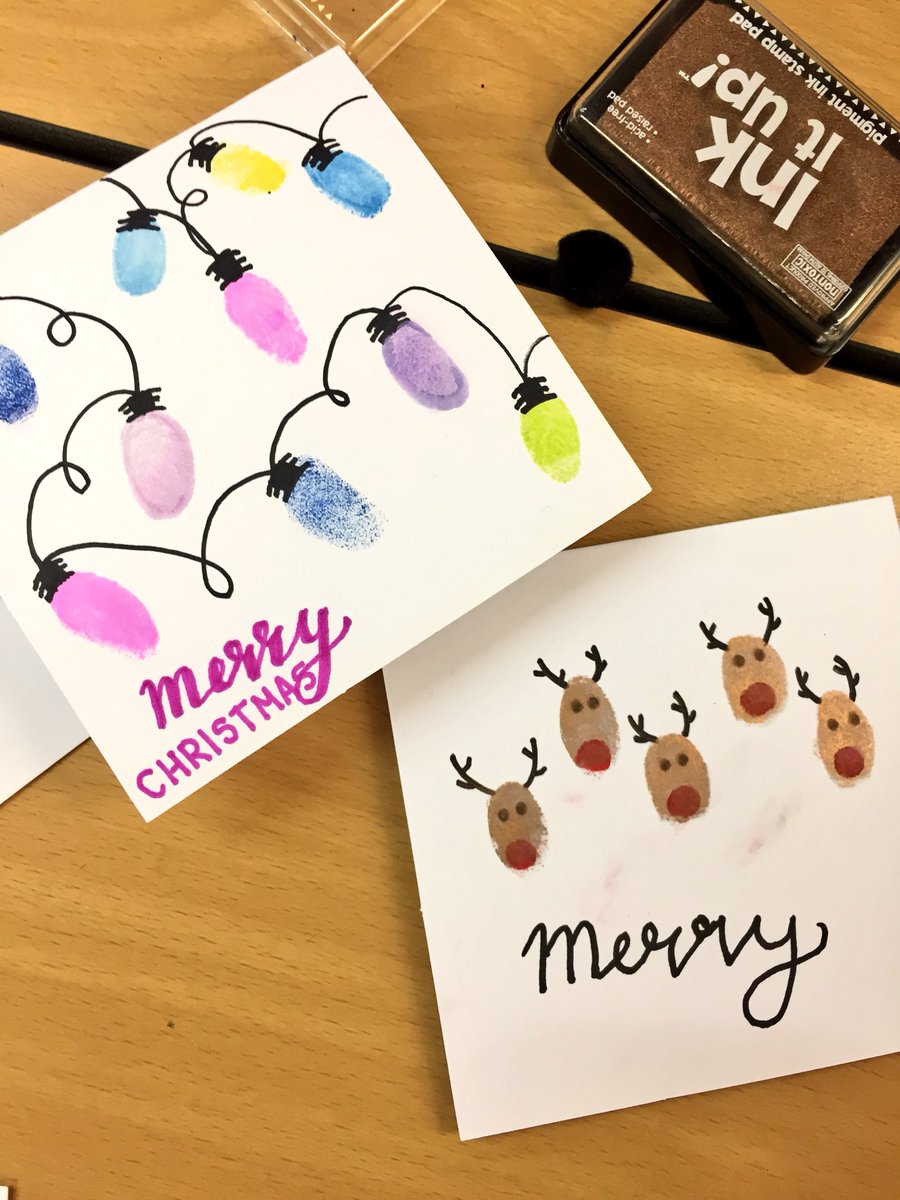 Awesome Christmas Cards made by the Guides to give to our local care home. Spreading the Christmas Cheer! #RandomActsOfKindness <a href="/Girlguiding/">Girlguiding</a>