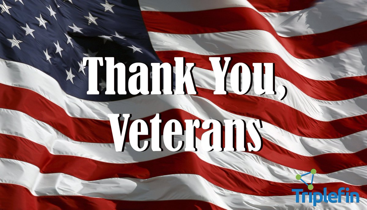 Triplefin's tweet photo. Happy Veterans Day! Thank you to all those who have served and sacrificed for our country. https://t.co/dEm58qNz3V