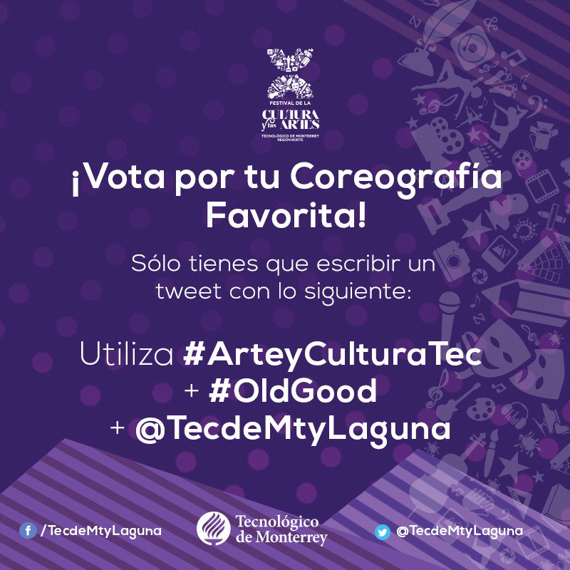 MajoLaGuera's tweet photo. Apoyen a Saltillo tuiteando:
#ArteyCulturaTec + #BeautifulWorld o #OldGood + @TecdeMtyLaguna. 
¡Hoy pasamos al nacional! 🖤🖤🖤 https://t.co/WH73wqsfg9