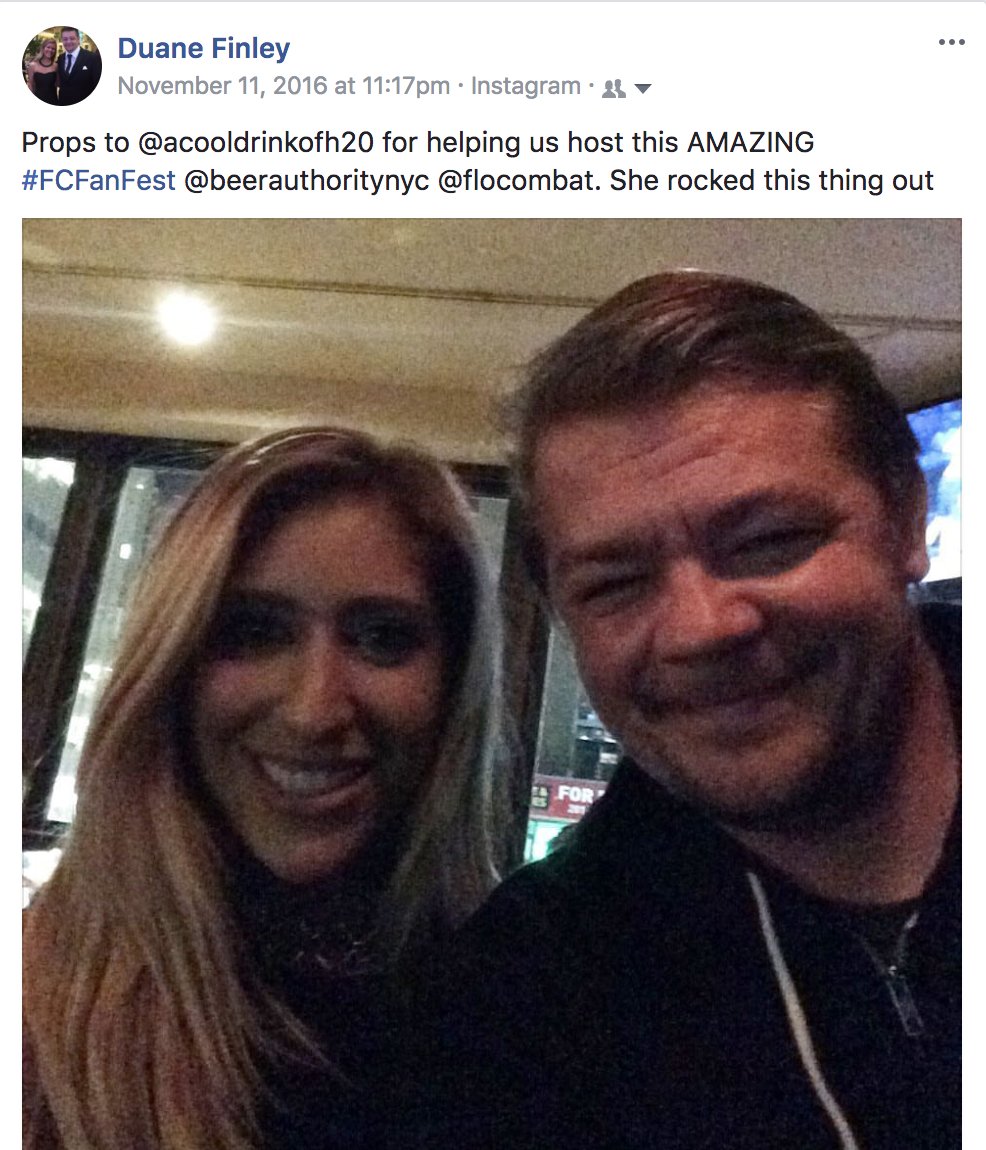 DuaneFinleyMMA's tweet photo. Found this gem from the inaugural #FCFanFest and @AcoolDrinkOfH20 helped us throw down a legendary jam https://t.co/sCsdyFN3ZA