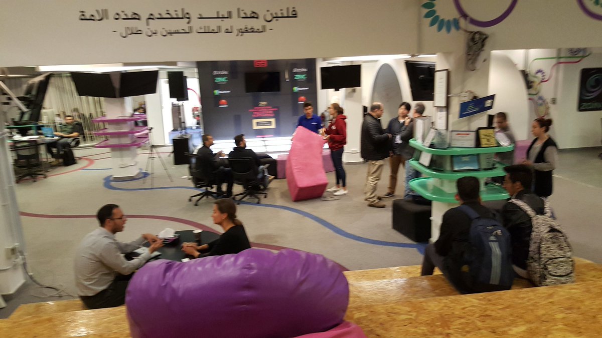 as3adya's tweet photo. Chilling at the Zain Innovation Center at @KAFDJordan biz park waiting for the @imgawards ceremony to begin in an hour. Very relaxed atmosphere.
#gamingsummitjo #jo #innovativejo #gamedev https://t.co/LOgUDz1ovZ