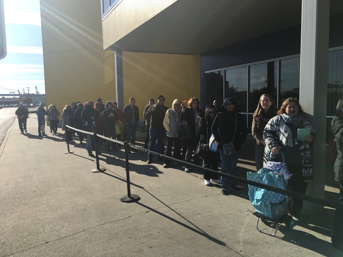 Good Morning! The Mega Event has begun <a href="/IKEASouthPhilly/">IKEA South Philly</a> ! Still some giveaways left. Get them while there hot!!