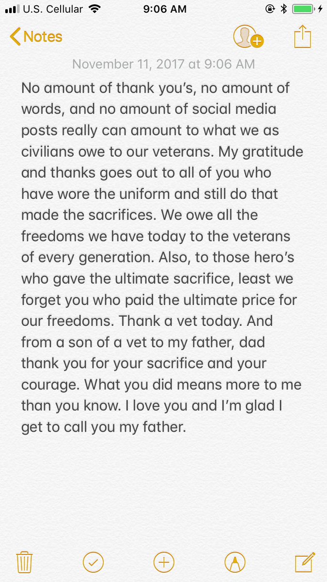 ColeHilbing's tweet photo. 🇺🇸 #VeteransDay2017 🇺🇸 https://t.co/VXd1rt0Pfj