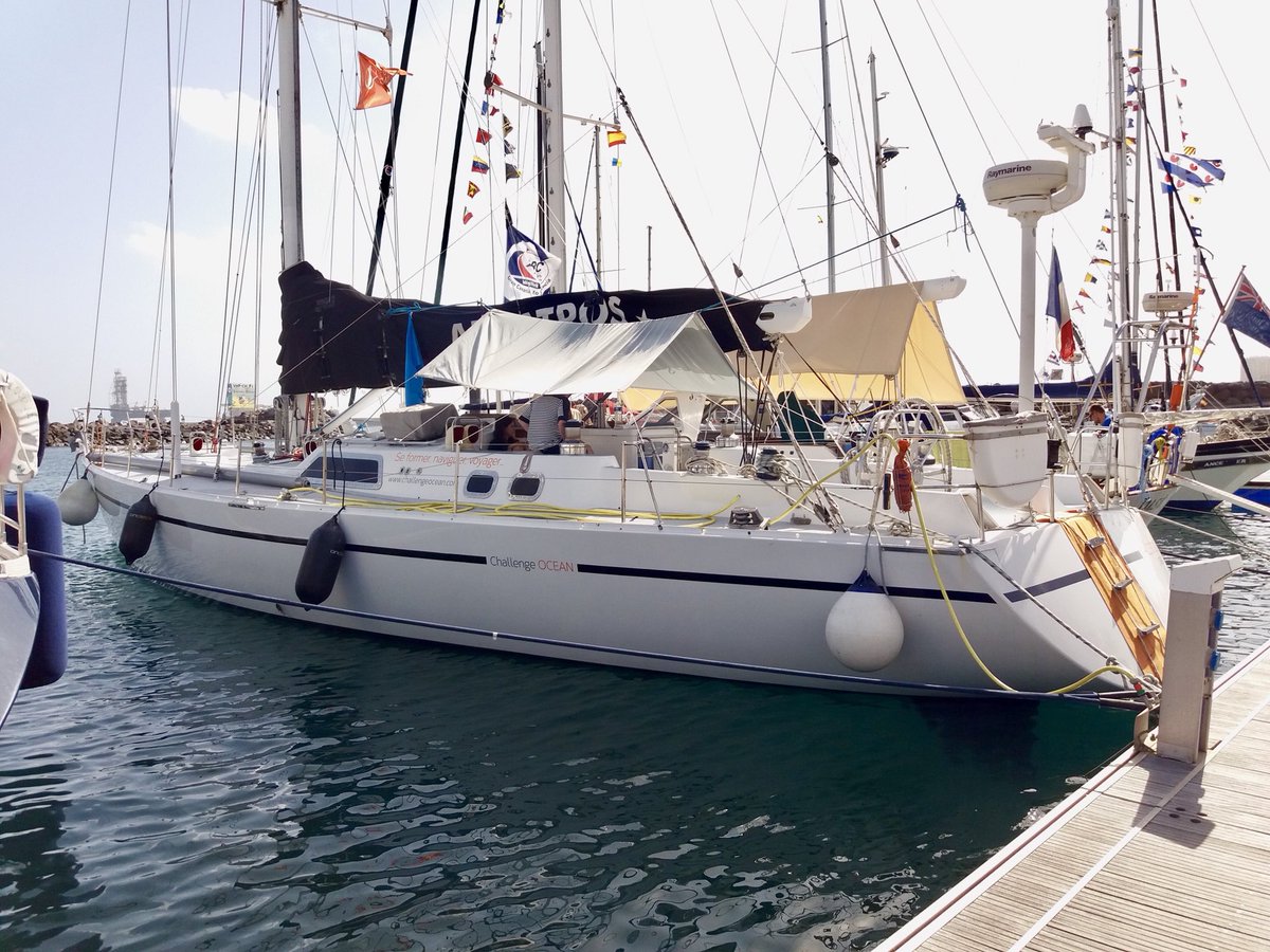 challenge_ocean's tweet photo. Sailing from Lorient #Brittany Albatros has well arrived to Las Palmas to enter @ARCrally #transat #challenge67 #IRC #crossingtheatlantic https://t.co/WHGeW3a5Ah