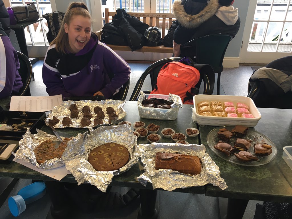 Come down to the pavilion!! Support the team and buy some delicious cakes 🍰 50p each! #LBUBreaking2
