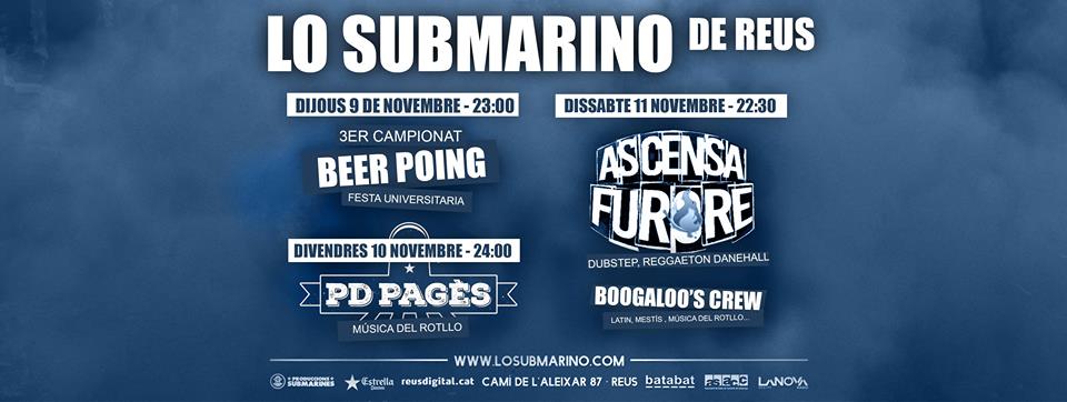 Aquesta nit... a les 22.30, a lo submarino de Reus! <a href="/BittahVLK/">bittah</a>