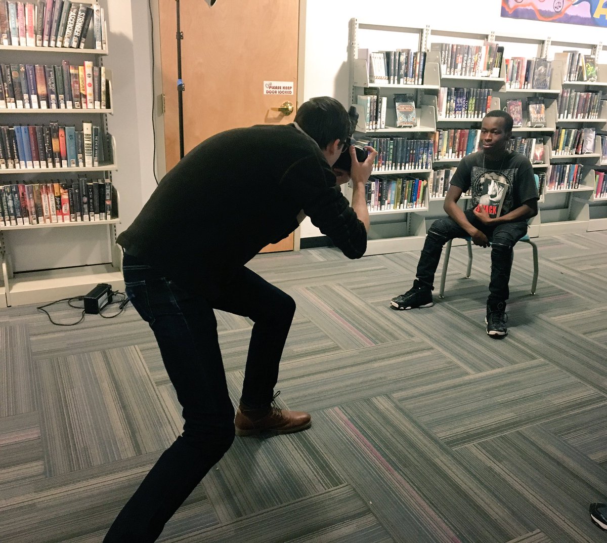 ouryorkmedia's tweet photo. We’re at @MartinLibrary for a @YorkLibraries photo shoot on the new “Part of the Story” program. #ouryork #goodnews https://t.co/iABr0Qaize