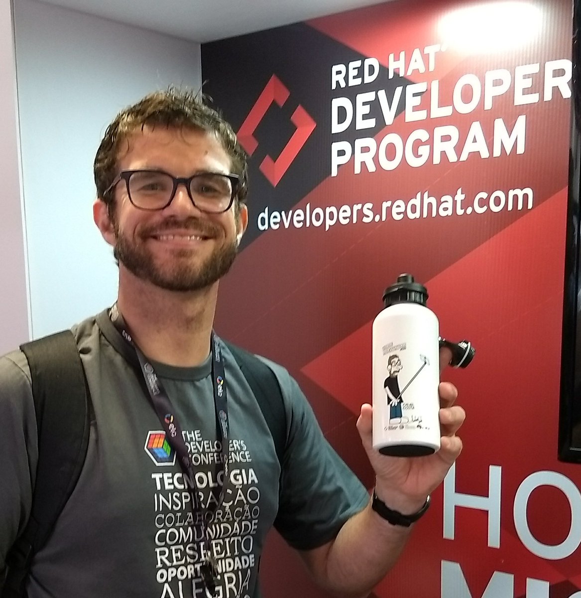 caliel__'s tweet photo. Agora fiquei famoso. Obrigado @rhdevelopers #rhdevelopers https://t.co/yGMlbby1lT