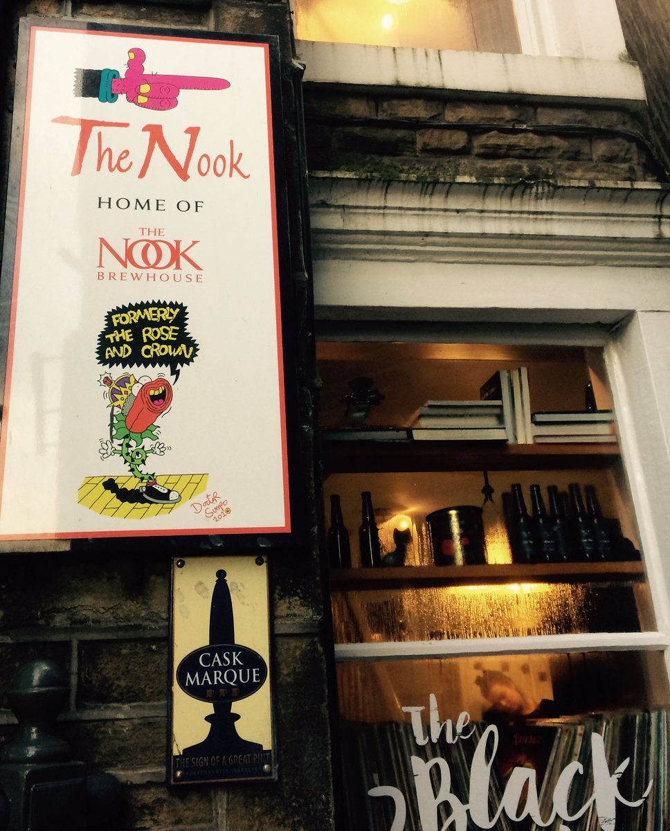 3crownspub's tweet photo. Enjoying the rugby & the great choice of @NookBrewhouse #beer @nookholmfirth in #Holmfirth, incl oatmeal stout & brown ale. #GoodBeerGuide2018 https://t.co/LO6MU5GRsj