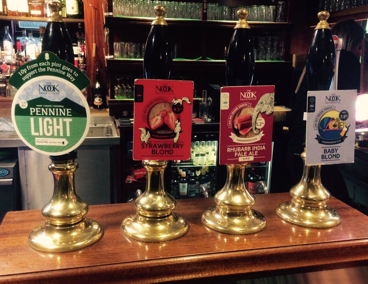 3crownspub's tweet photo. Enjoying the rugby & the great choice of @NookBrewhouse #beer @nookholmfirth in #Holmfirth, incl oatmeal stout & brown ale. #GoodBeerGuide2018 https://t.co/LO6MU5GRsj