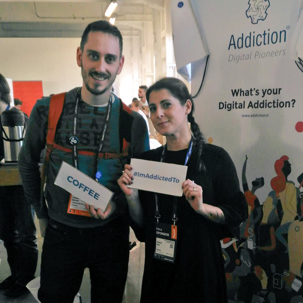 Addictiondp's tweet image. Cosa succede quando i tuoi amici dicono a cosa sei #ImAddictedto? 😂
Grazie ragazzi! 😃#codemotion