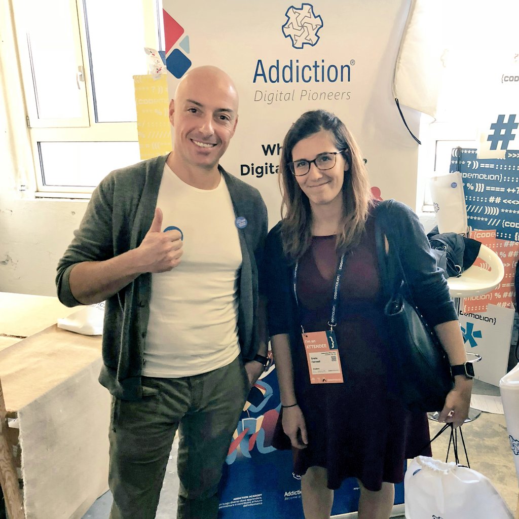 Addictiondp's tweet image. Cosa succede quando i tuoi amici dicono a cosa sei #ImAddictedto? 😂
Grazie ragazzi! 😃#codemotion