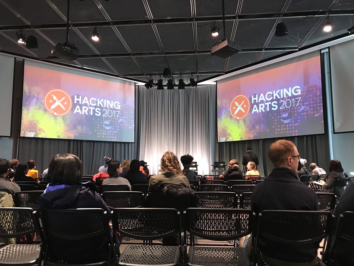jollyitsjoanna's tweet image. “It’s not just intelligence but imagination that makes us human” #hackingarts2017 #mitmedialab
