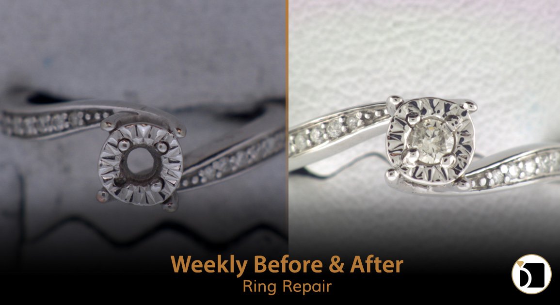MyJewelryRepair's tweet photo. We have a #Ring Stone Replacement & #Prong Repair on this edition of the #WeeklyBeforeAfter #RepairsMadeSimple π
https://t.co/oUaDPCOuhi https://t.co/VMRIXD2jQ7