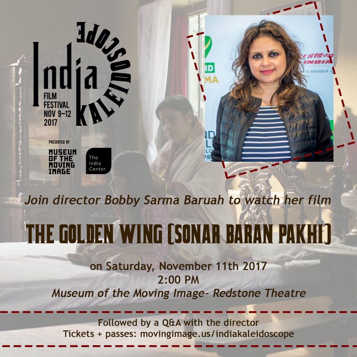 IndiaKaleido's tweet photo. Today at 2pm: Watch the beautiful Assamese film THE GOLDEN WING, with director Bobby Sarma Baruah in person! @MovingImageNYC @IndiaKaleido
https://t.co/oqlib5eJwN https://t.co/ib9Mh5DgED