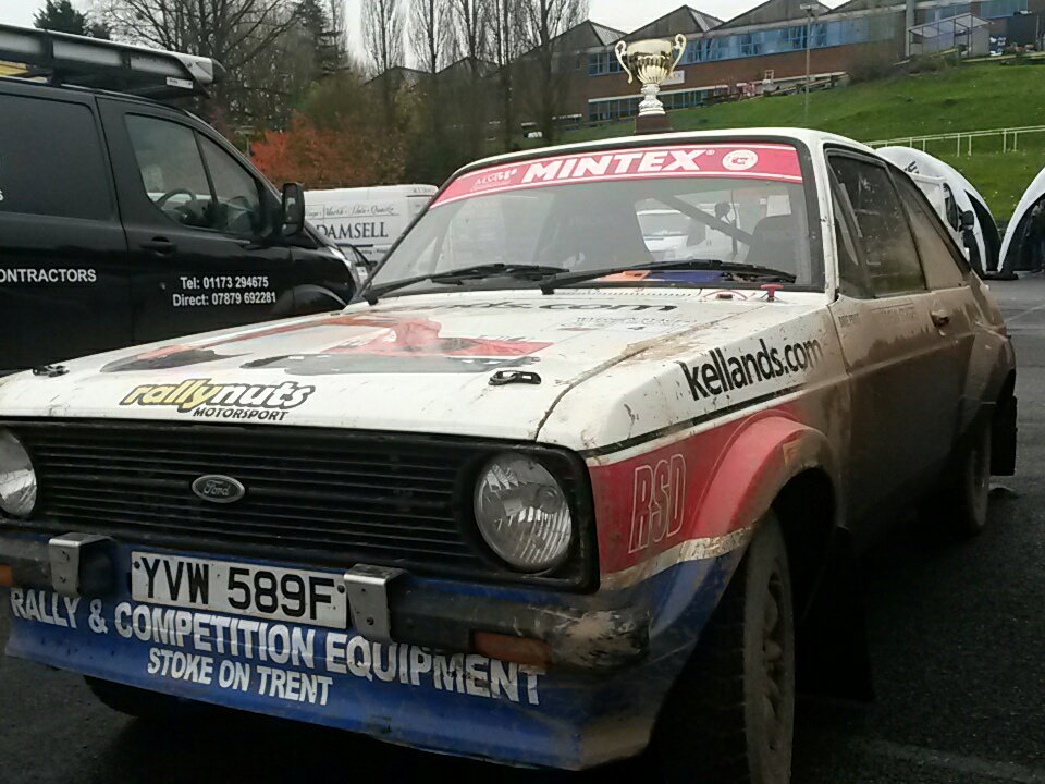 A muddy end to a slippy Wyedean. Nice to have got 2nd Overall in the Historic car.