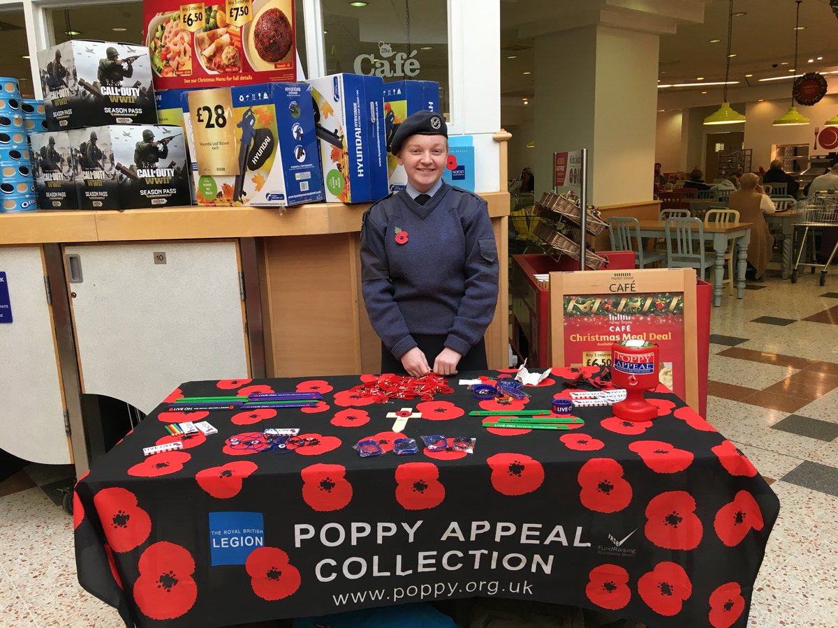 Pictures from today’s poppy selling #whatwedo #lestweforget
