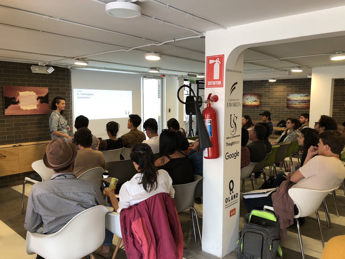 frankpellegrini's tweet photo. ¿Qué es el #UX? con @benjibel en #Google #LaunchpadBuild @IMPAQTOec https://t.co/OGvwrMgdyM