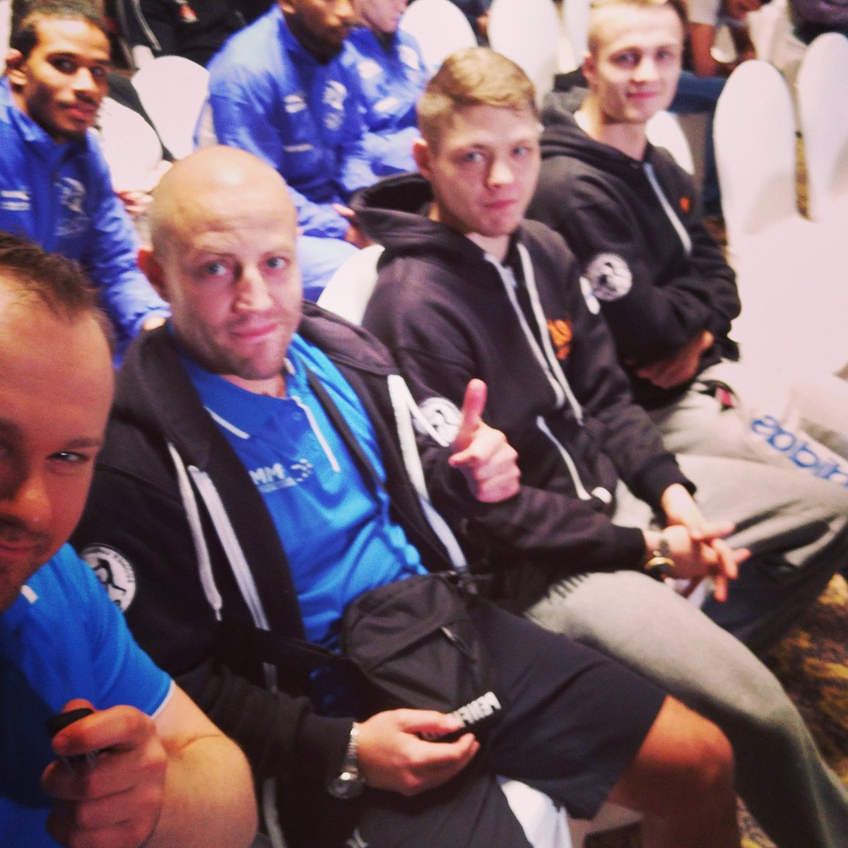 FinMMAFed's tweet photo. @IMMAFed's press conference #FinnMMA #SteadyGraphics #ahMMAt #2017IMMAFWorlds https://t.co/2YBPCuNJ1l