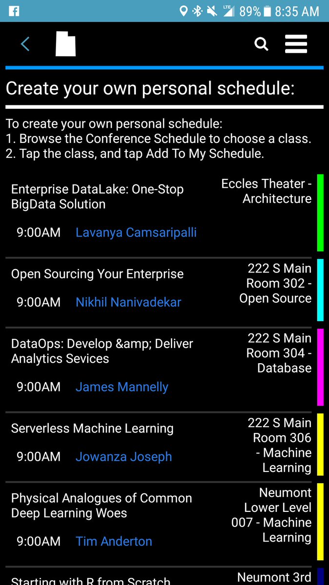 datacheesehead's tweet photo. There's 6 sessions I want to attend in the first hour today at #BMDDC. That's a sign of a great conference! @NikhilNanivade please don't be mad if I leave your session early. https://t.co/fANubtY9OH