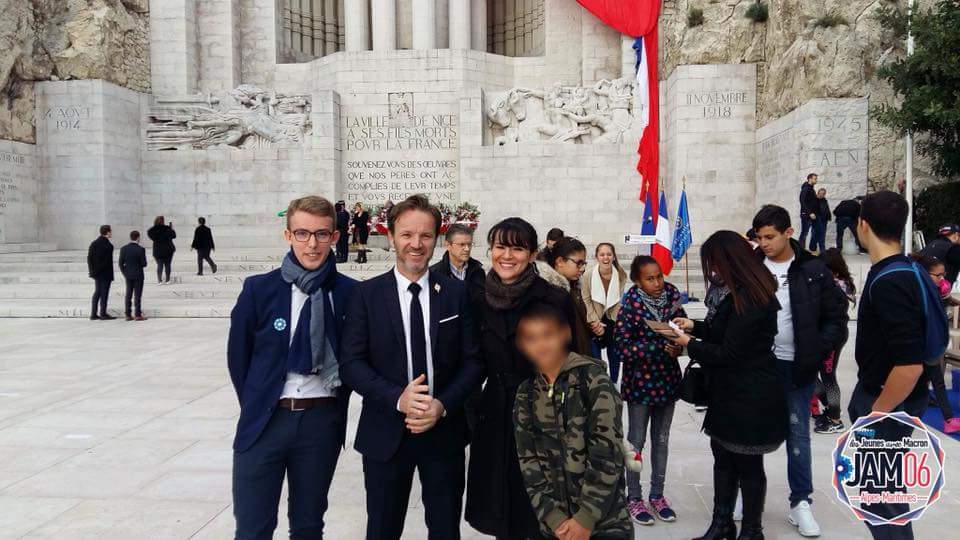 lesjem06's tweet photo. Les #JAM06 étaient présents partout sur le département, pour commémorer solennelement avec nos députés, l'armistice de 1918 🙏
#11novembre https://t.co/EHNFuCaFKK