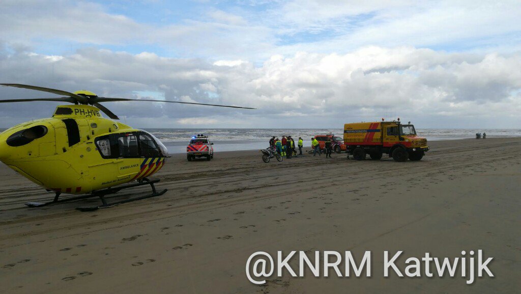 Hulpdiensten meerdere keren in actie langs de kust