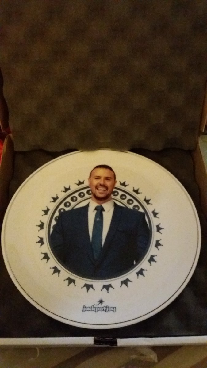 carriem293's tweet photo. @PaddyMcGuinness I got my plate this morning and I love it ... a selfie beside it would make it soo much better mind you..☺☺ https://t.co/dP9PmrMUwS