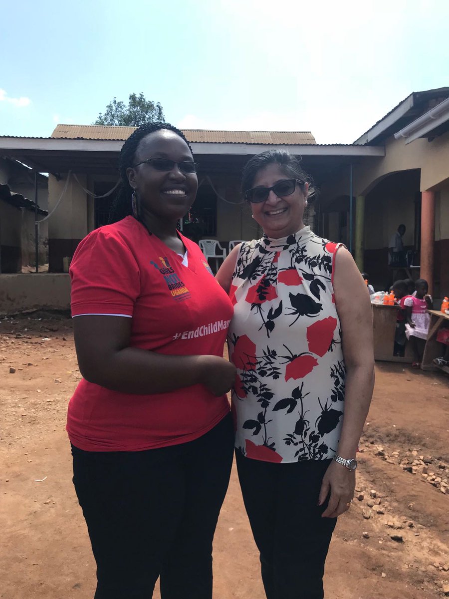 nankunda20's tweet photo. She never gets tired of supporting our work. #KeepGirlsInSchool campaign. Thank you ms #Kotecha
@GirlsNotBrides @JOYFORCHILDREN @ONECampaign https://t.co/6nyYFWp8tg