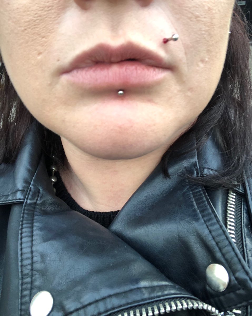 EmLc1983's tweet image. Ouch! Now the tattoo doesn’t hurt so much I went back for these 😂 #pierced #newpiercings
