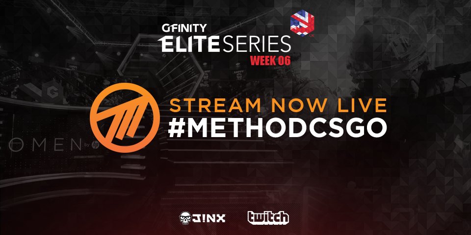 Method's tweet photo. It's time to go! Week 06 of the @Gfinity #EliteSeries CSGO is starting right now, and its a very important set of games today for lots of teams! #MethodCSGO and geared up and ready to go!
🔴LIVE: https://t.co/cnv2Ae288o https://t.co/7DdPhlj2WX