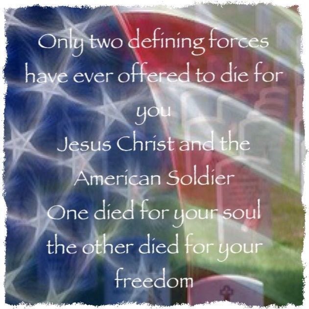 carolinagirl830's tweet photo. Thank you Jesus for dying so I could go free and thank you to all of our men &amp; women who have ever served our country!#FreedomIsNotFree https://t.co/EsQ3AVAzQC