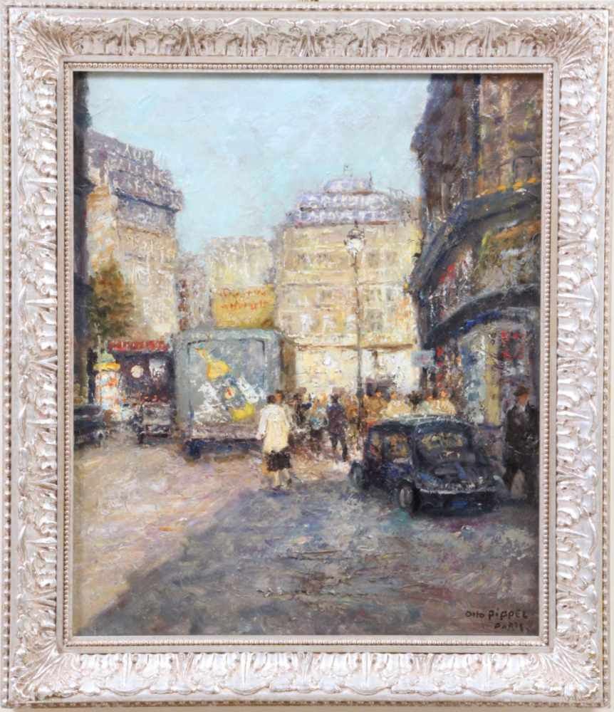 SiobhanvGordon's tweet photo. #lot823
#Pippel, Otto. #Lodz 1878 - 1960 #Planegg.
#Straßenszene in #Paris , #Rue La #Fayette. Verso bez. R. u. sign.
und Ortsbez.“Paris“. Öl/Lwd. H: 60 x 51,5 cm. Rahmen H: 73 x
63 cm. Vgl. Lit. #Thieme/#Becker, #Vollmer und #Bénézit. https://t.co/1lfPJC1iin
