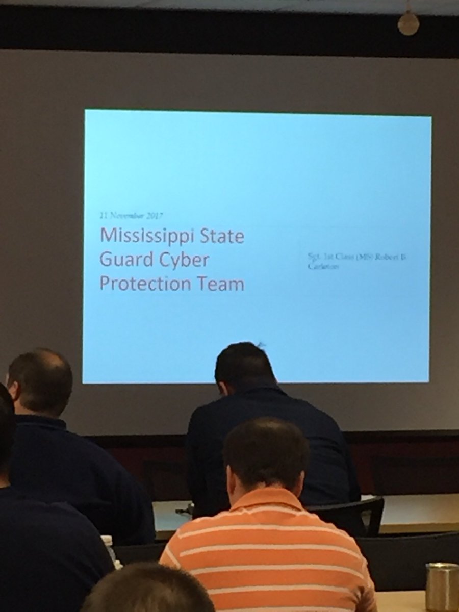 livedon's tweet photo. MS Cyber protection team @SecurityBSides and @BSidesJackson! #HXNJXN https://t.co/hmTbk4wUiH