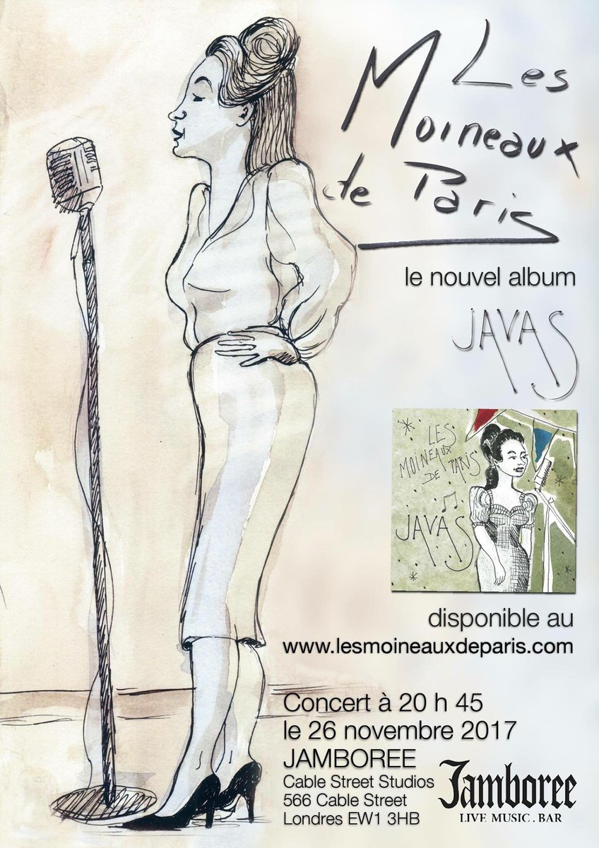 moineauxdeparis's tweet photo. Nos #posters sont sur #bricklane dites nous si vous les trouvez !#concert #moineauxdeparis @jamboreevenue 26 nov #newmusette #gypsyjazz #chansonfrançaise https://t.co/0kh1Ux30n1